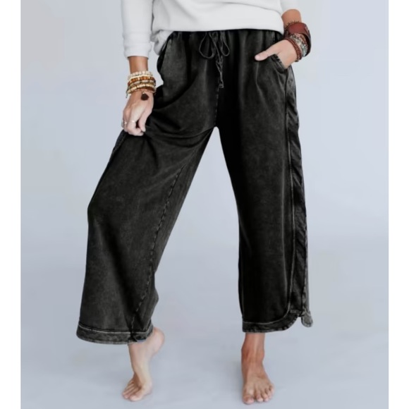 Three Bird Nest Pants - So comfy cropped wide leg pant